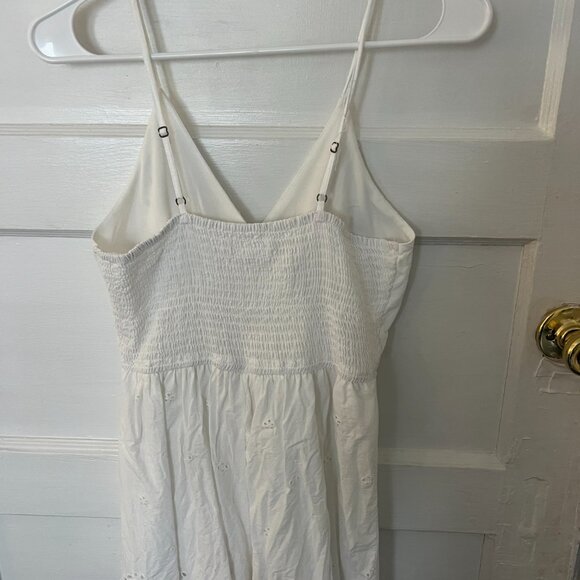 White Ruffle Romper - Picture 4 of 4